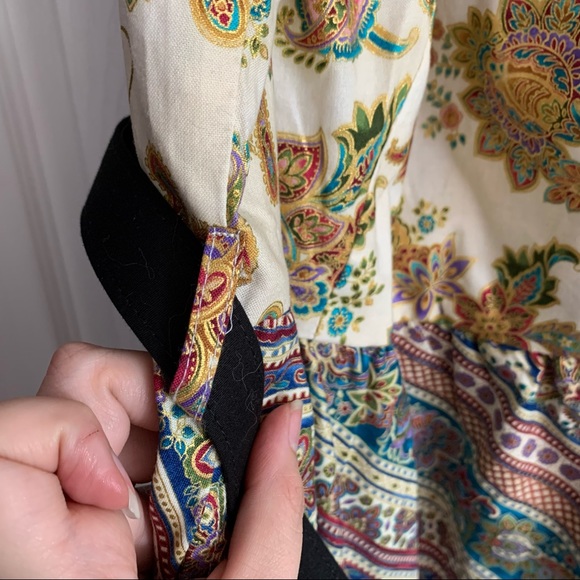 Retrolicious Mixed Pattern Dress - Picture 4 of 10